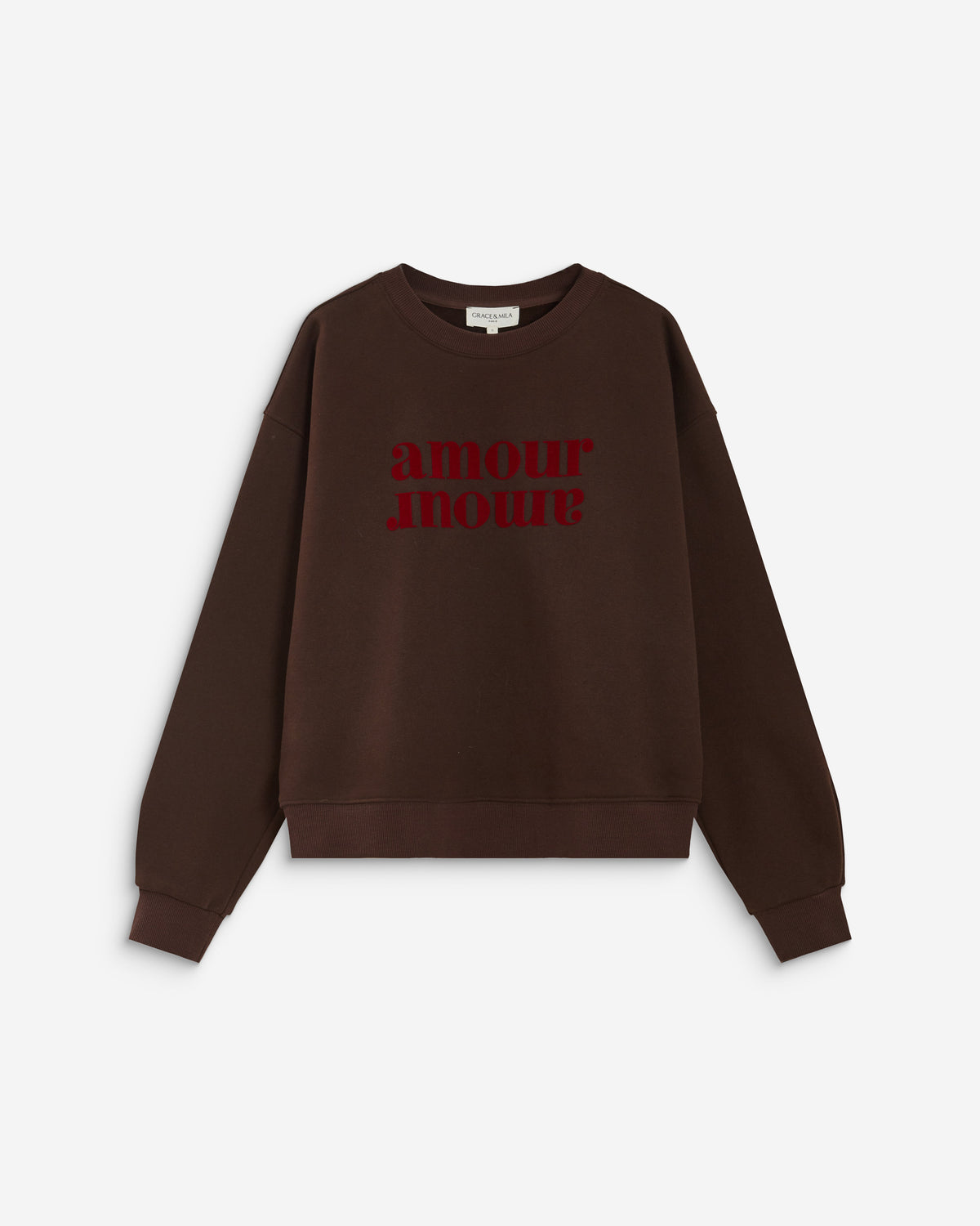 Grace & Mila AMERY Sweatshirt - Chocolate