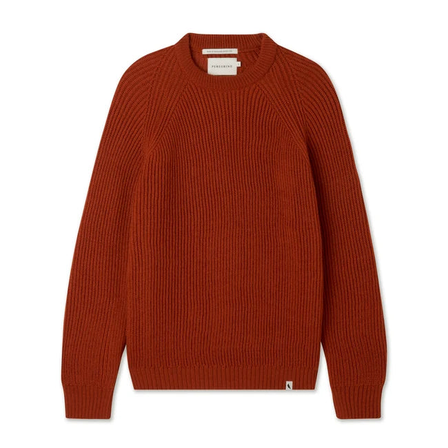Peregrine Orange Ford Crew Jumper