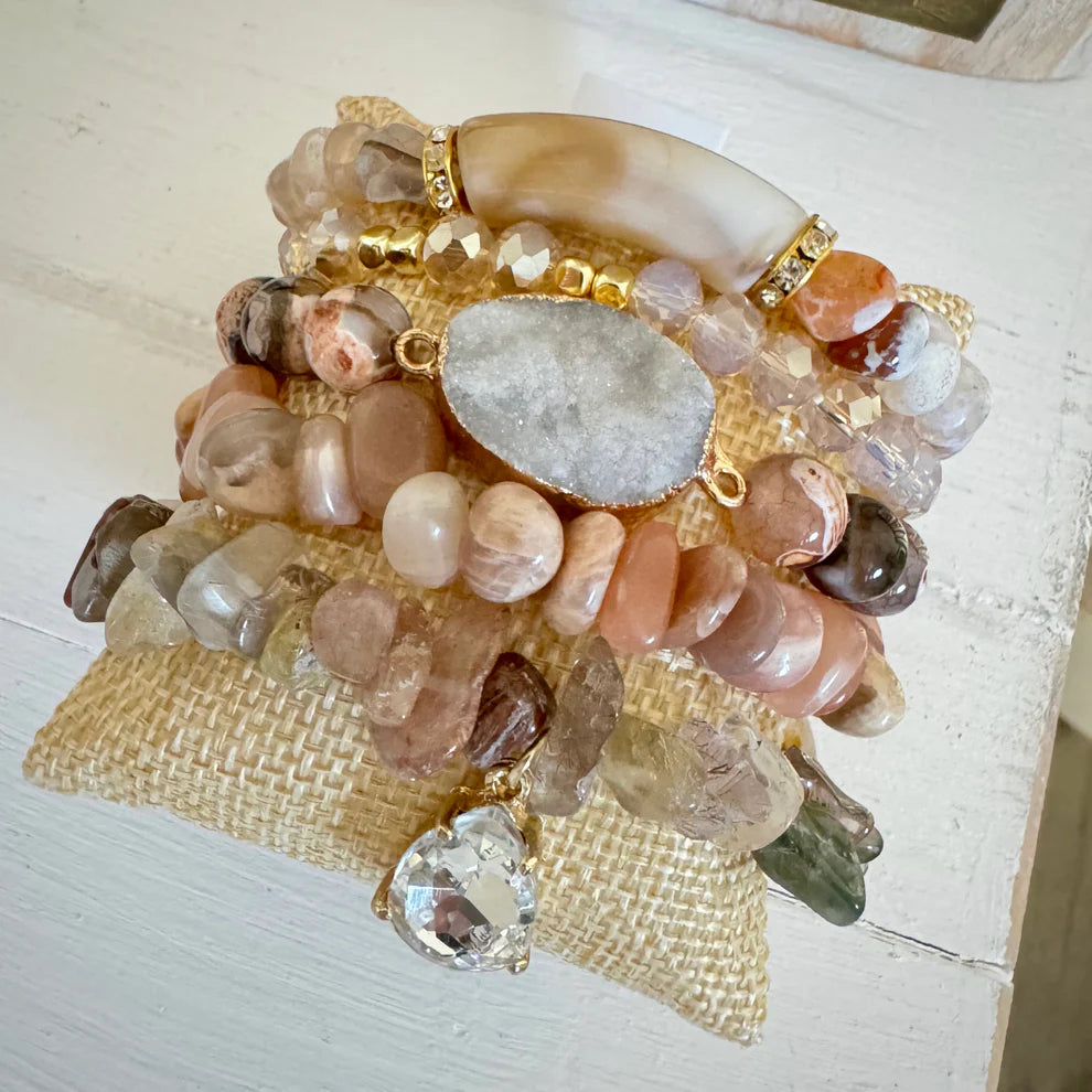 Wild Spirit 'Blush' Bracelet Set