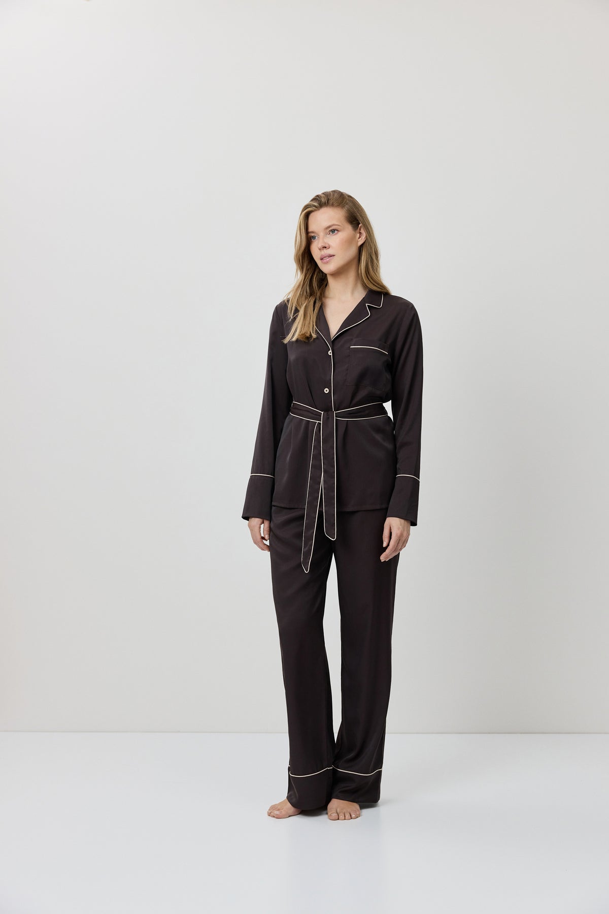 Aruelle Brown Pyjama Set