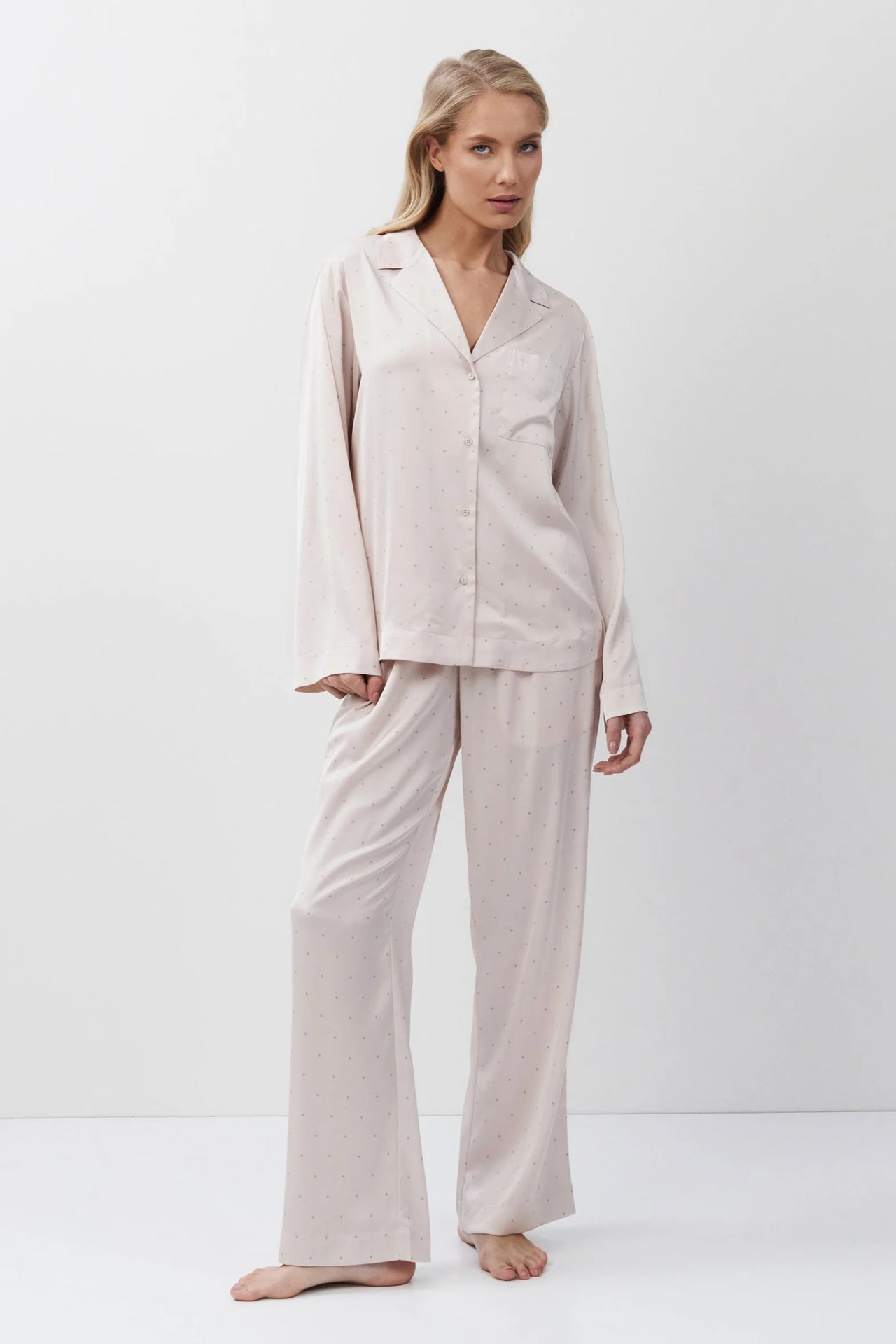 Aruelle Gillian Long Pyjamas - Soft Pink