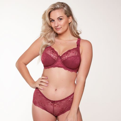 LingaDore Daily Full Coverage Lace Bra - Tawny Port