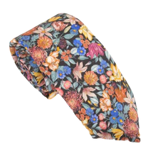 Van Buck Floral silk Liberty tie - Royal Garland