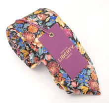Van Buck Floral silk Liberty tie - Royal Garland
