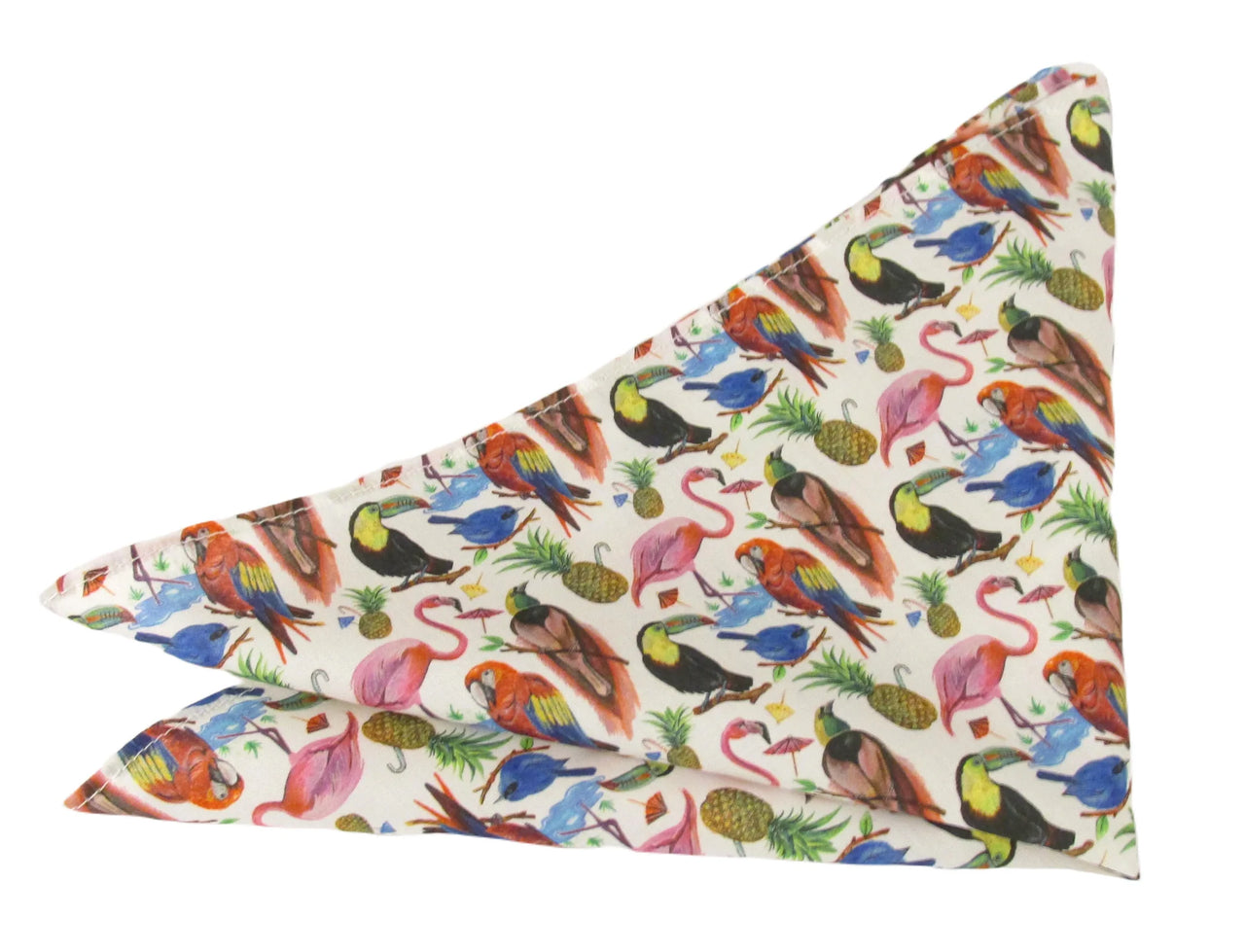Van Buck Assorted Pocket Squares Made with Liberty Fabric - Birds Of Paradise
