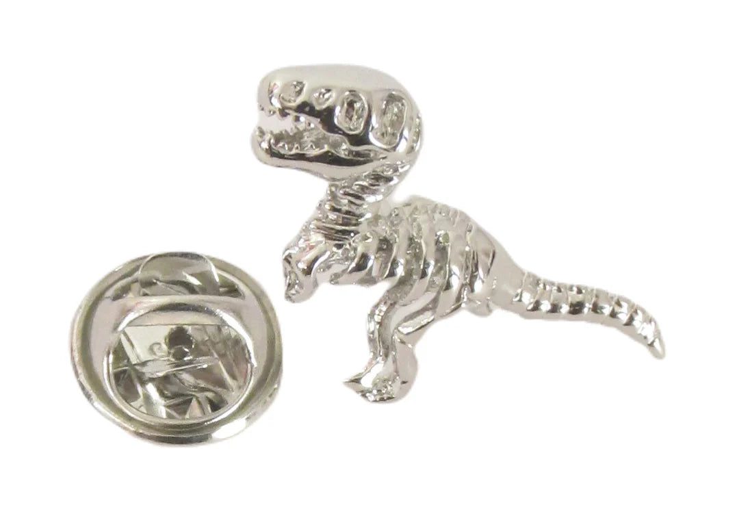 Van Buck England Dinosaur Cufflinks and Lapel Pin Set