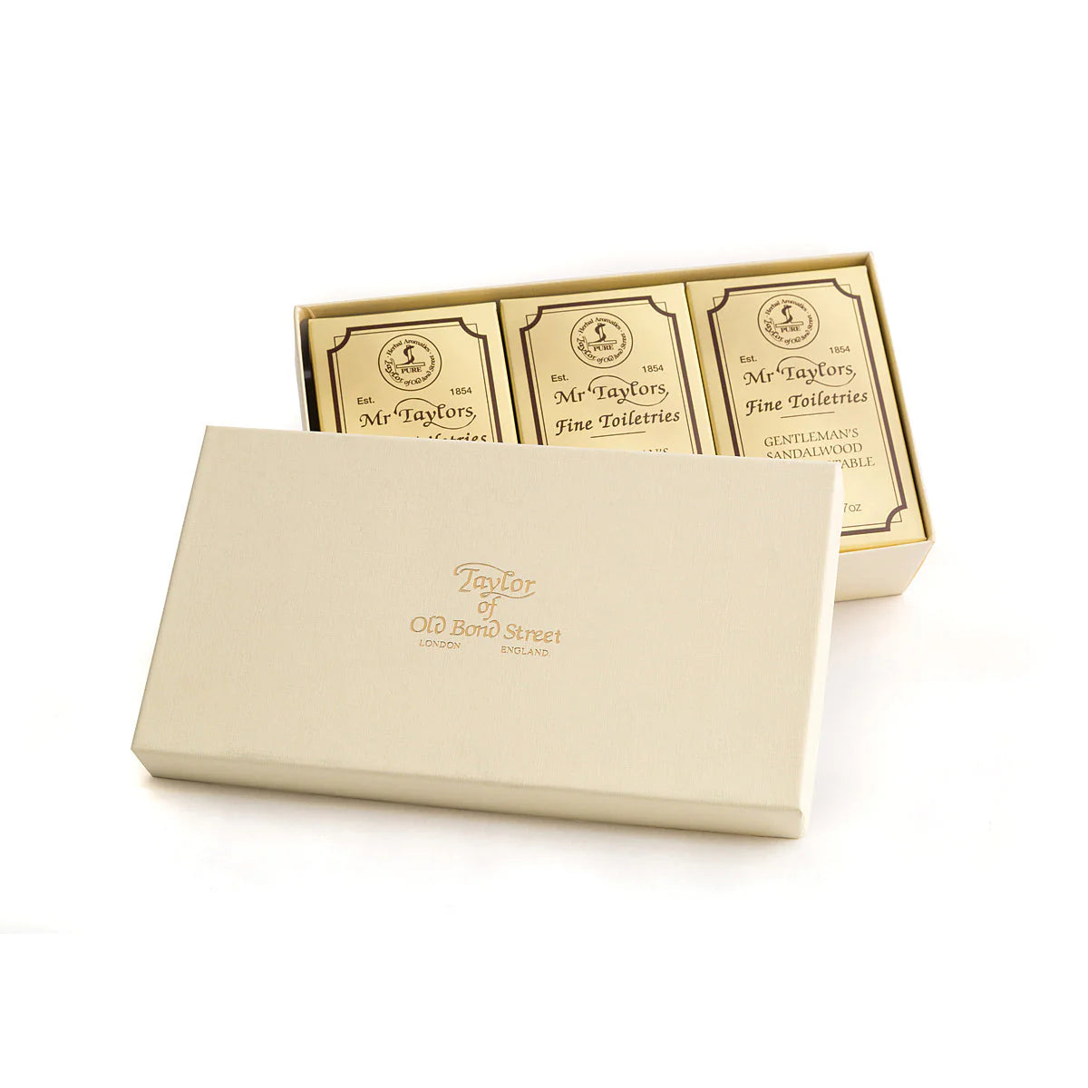 Taylors Sandalwood Box Set Of Soaps-200g