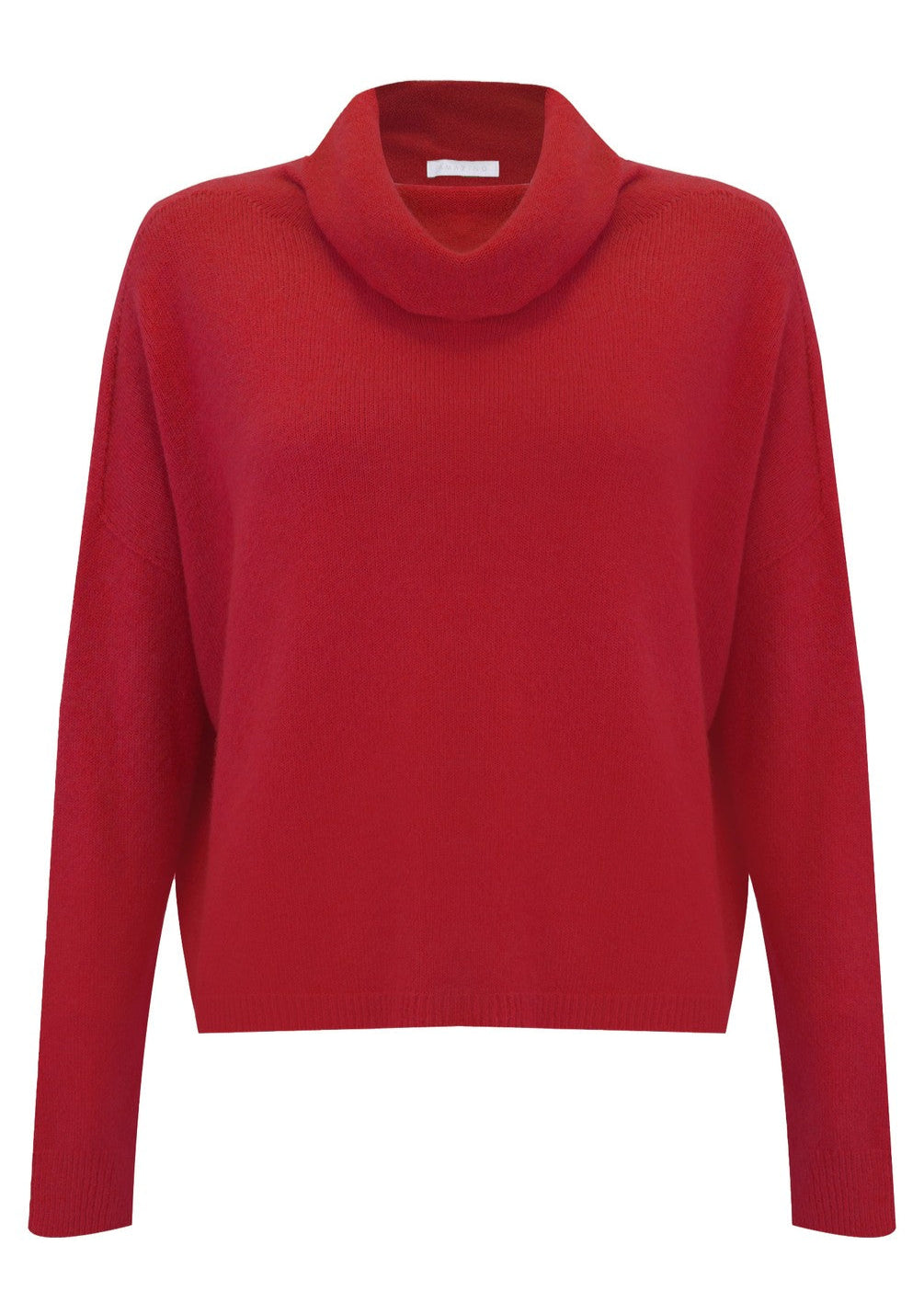 Amazing Woman Jannie Cowl Boxy Jumper - Rouge