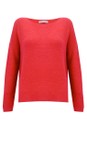 Amazing Woman Jenna Coral Fine Rib Boat Neck Knit