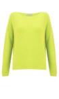 Amazing Woman Jenna Pistachio Fine Rib Boat Neck Knit