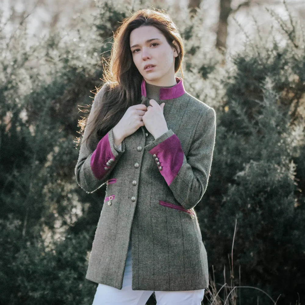 Welligogs Knightsbridge Fuchsia Wool Jacket