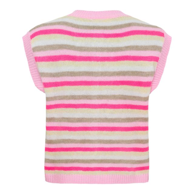 Marta Novalie Vest Cardigan - Pink