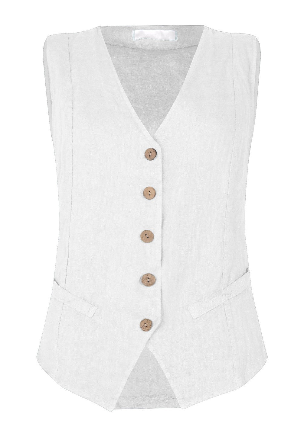 Amazing Woman Kitty Waistcoat - White