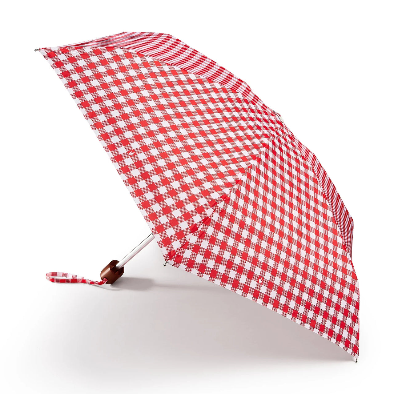 Fulton Red Gingham Umbrella