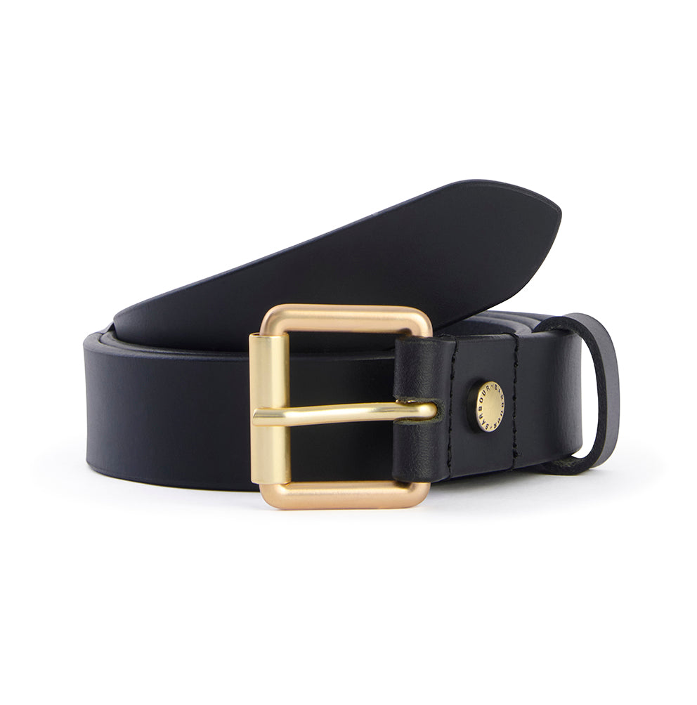 Barbour MAIA Leather Belt - Black