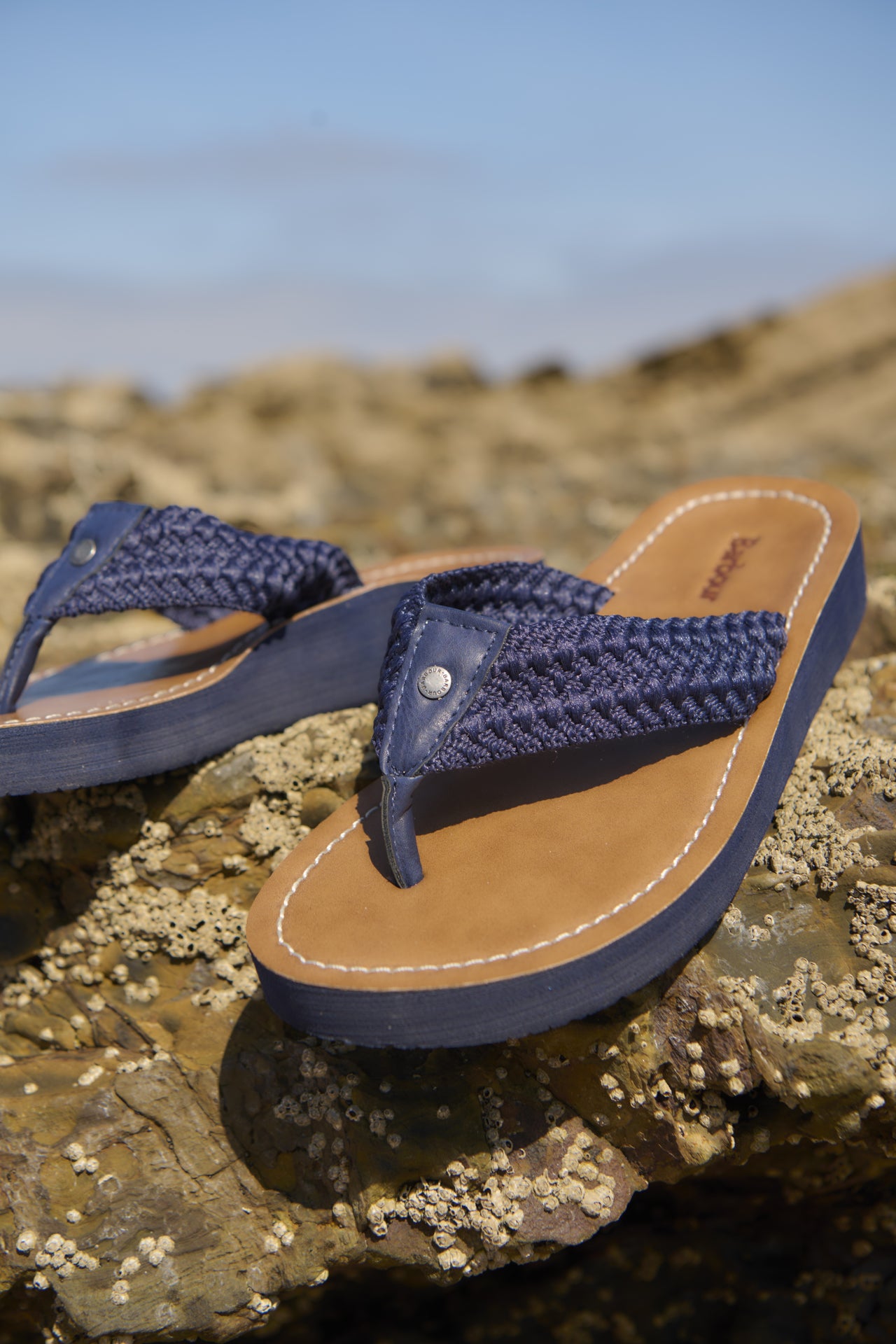 Barbour Kelburn Beach Sandals - Navy