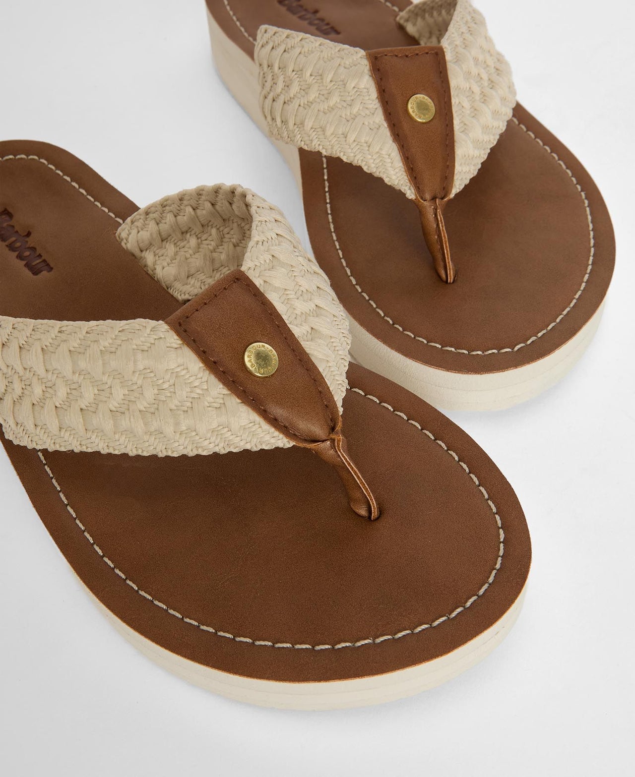 Barbour Kelburn Beach Sandals - White