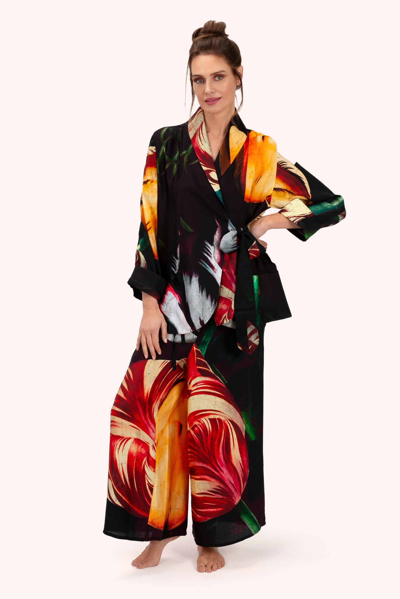 Powder Midnight Posy Luxury Co-ord