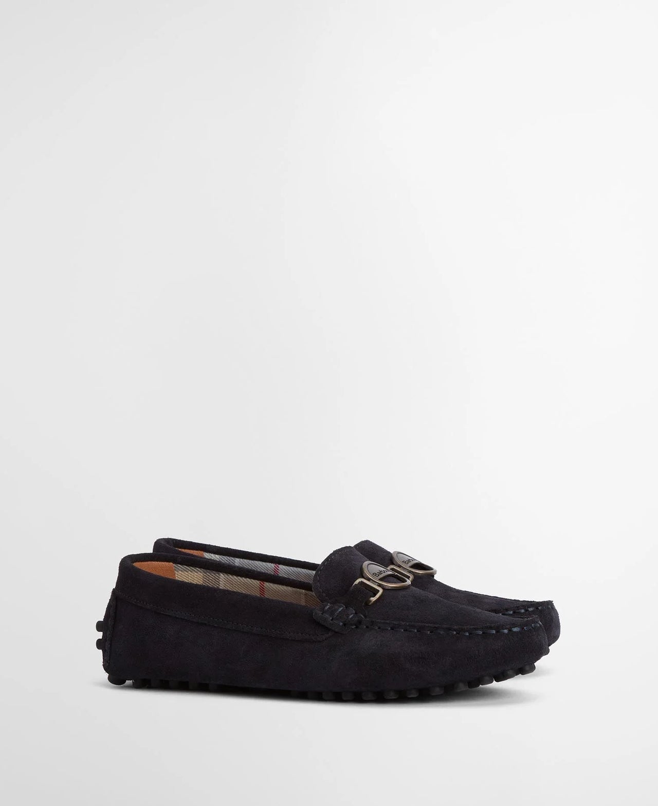 Barbour Laire Driving Shoes - Navy Suede