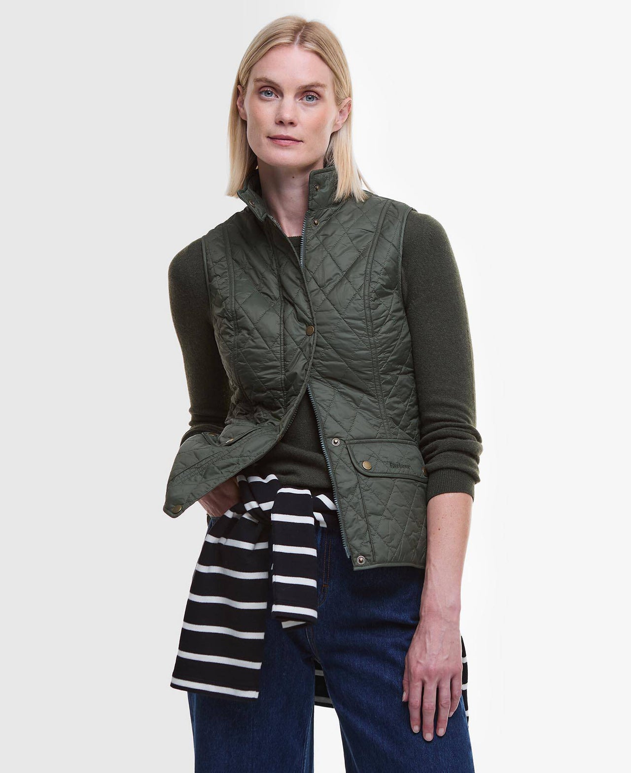 Barbour OTTERBURN Quilted Gilet - Olive