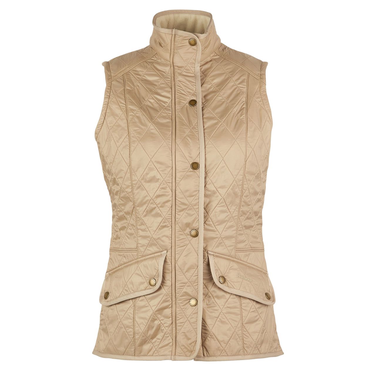 Barbour Cavalry Quilted Gilet - Light Fawn