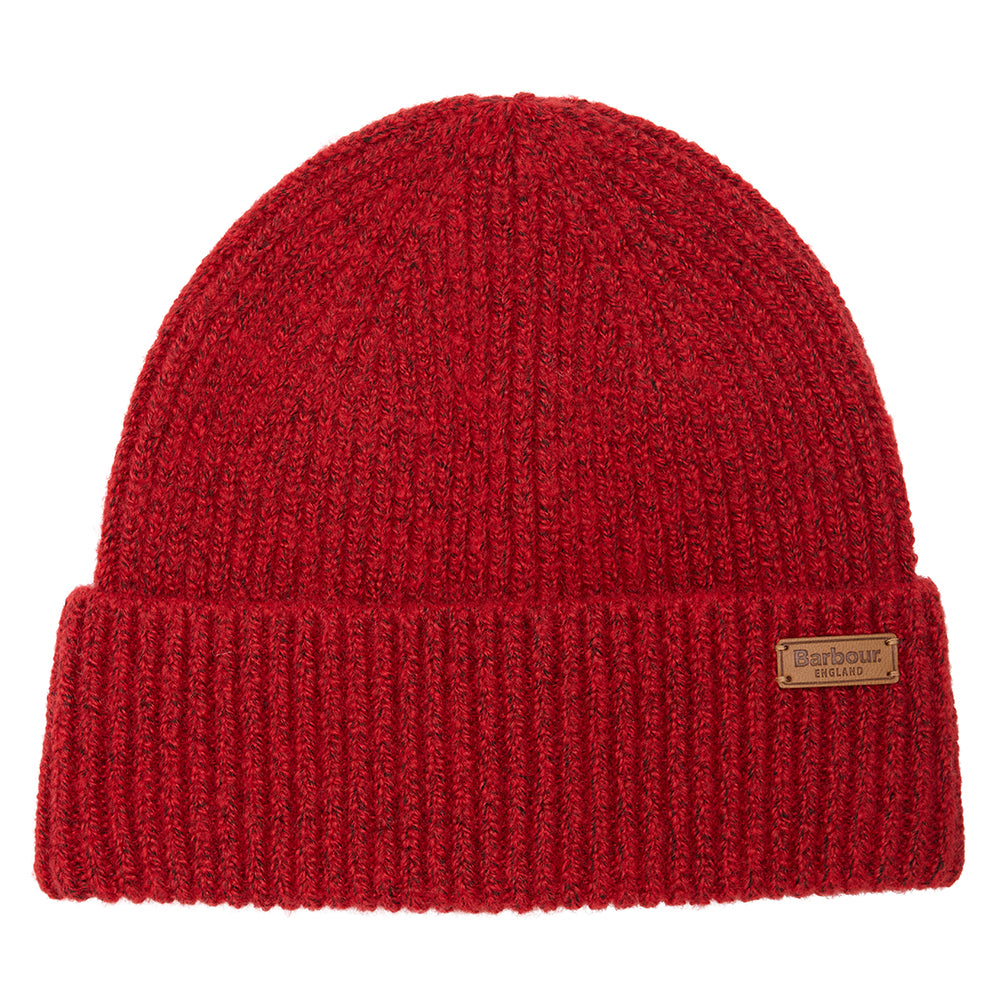 Barbour PENDLE Beanie Hat - Crimson Red