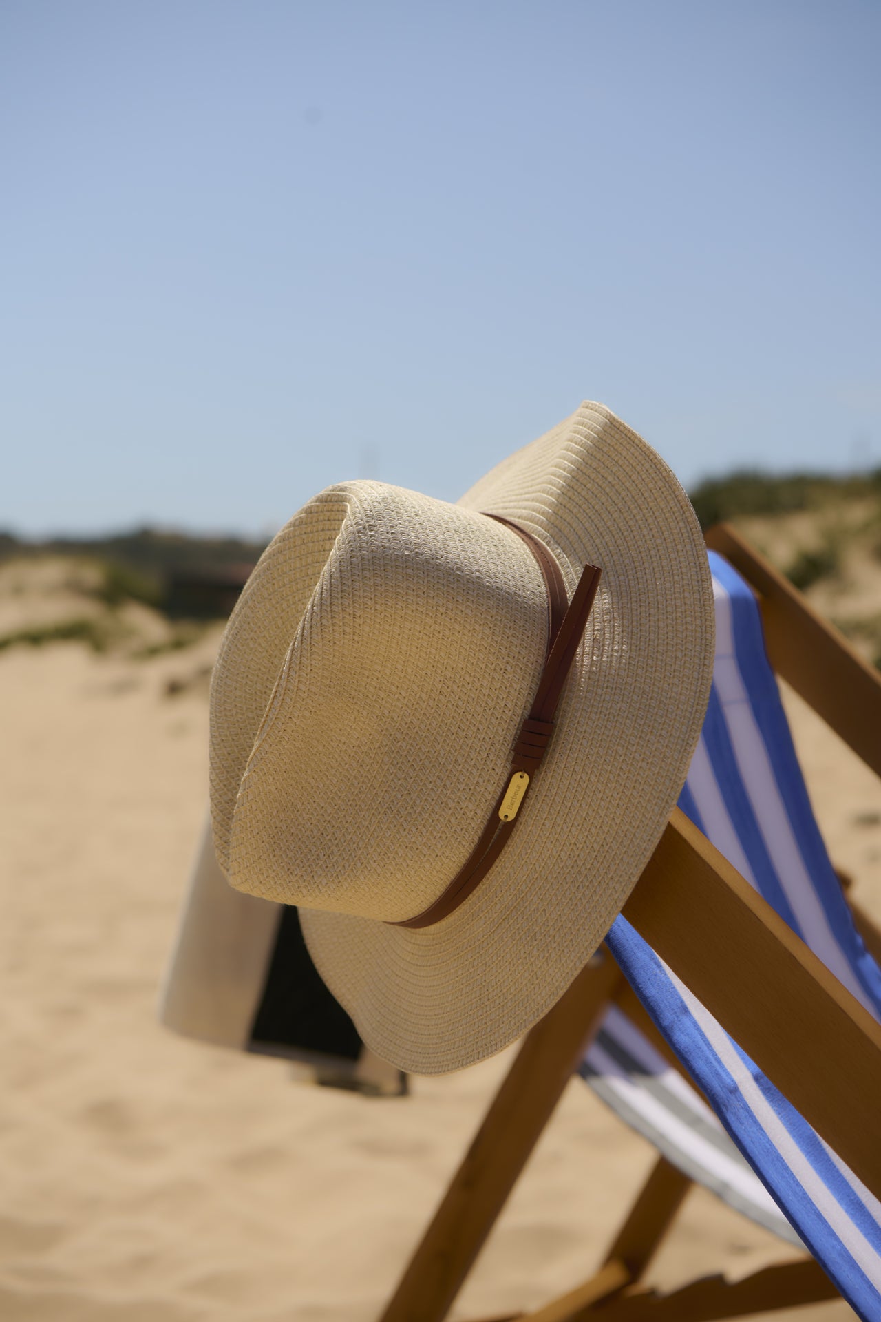 Barbour Evelyn Braid Trilby Hat - Natural