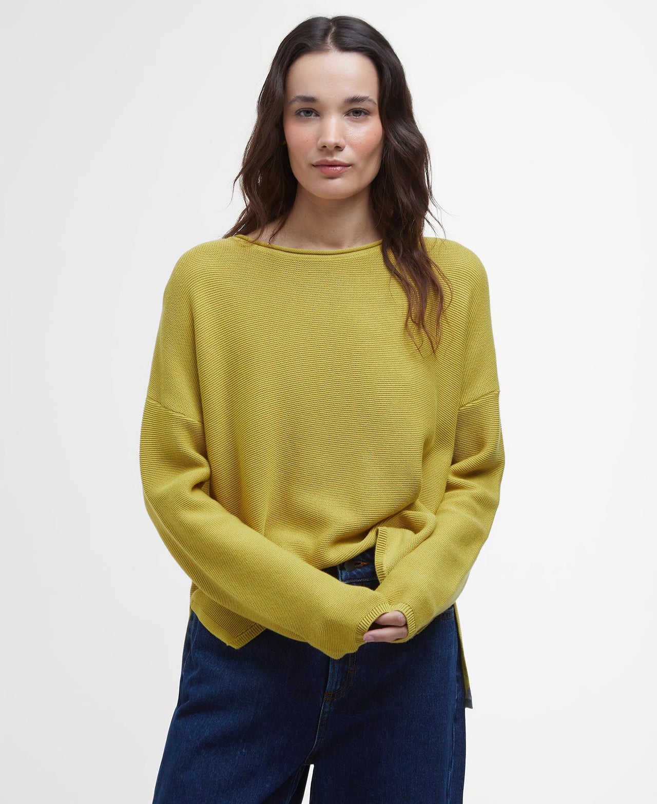 Barbour Marine Knitted Jumper - Lime Green