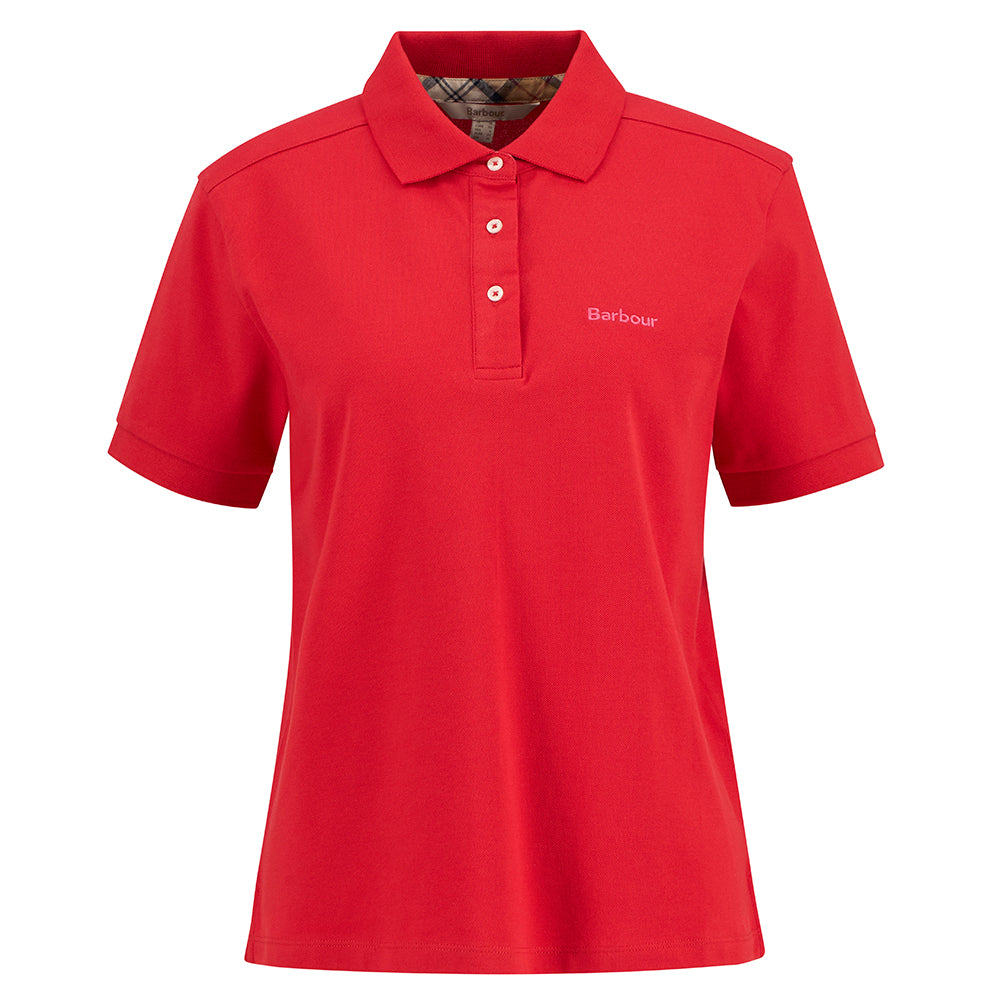 Barbour BOWFORD Polo Top - Poppy Red
