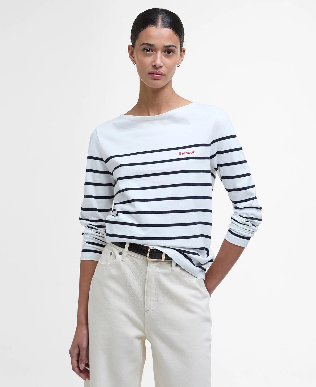 Barbour Bradley Top - Cloud Stripe