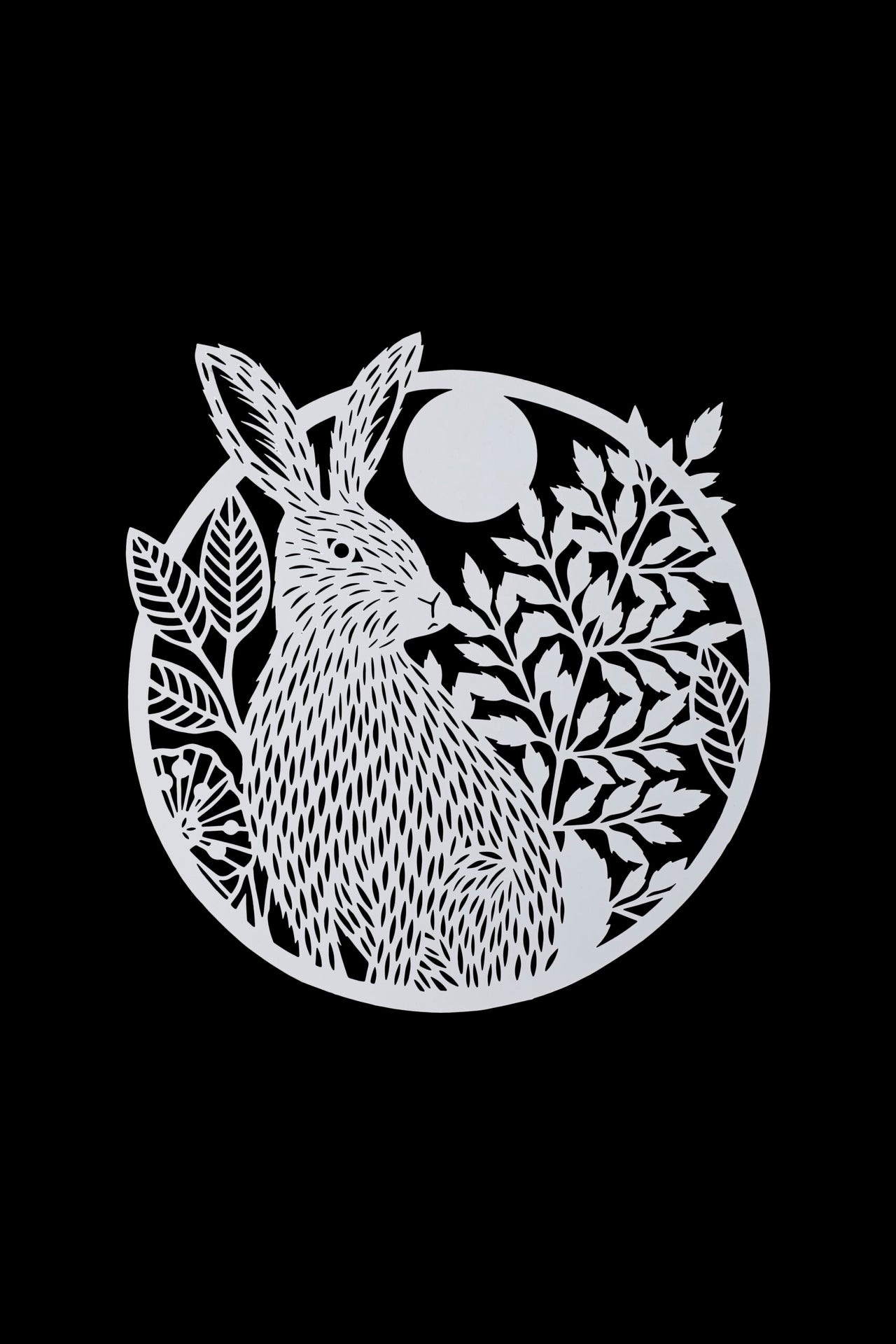 London Ornaments Hare & Moon Plaque