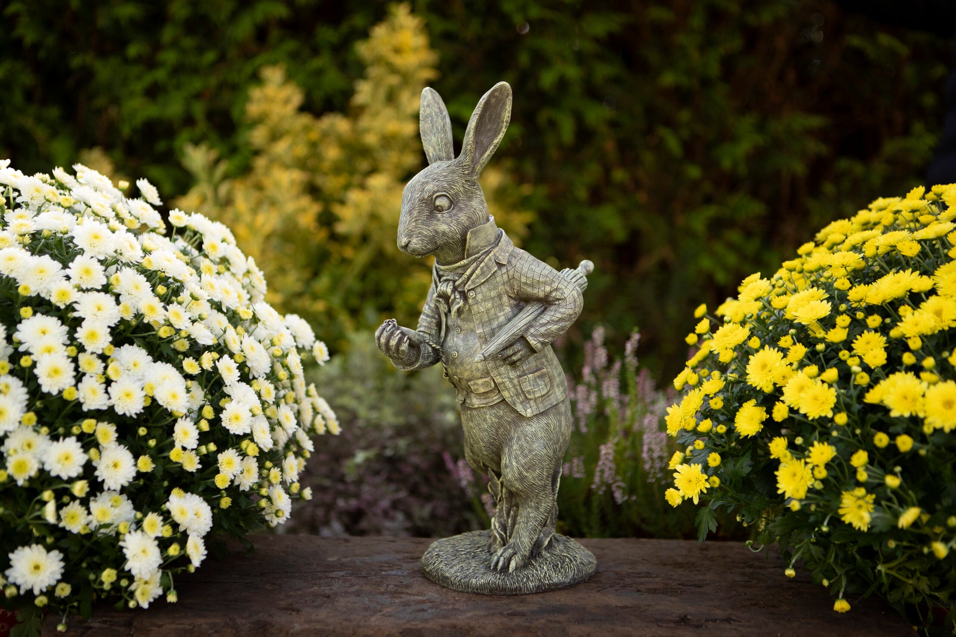 London Ornaments White Rabbit Character Statue/Bodenhams
