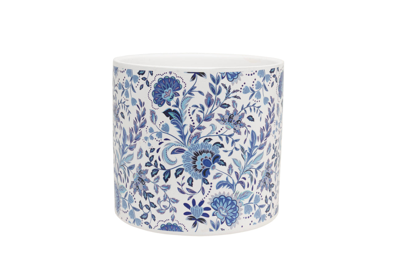 London Ornaments Cornflower Blue Botanical Pot