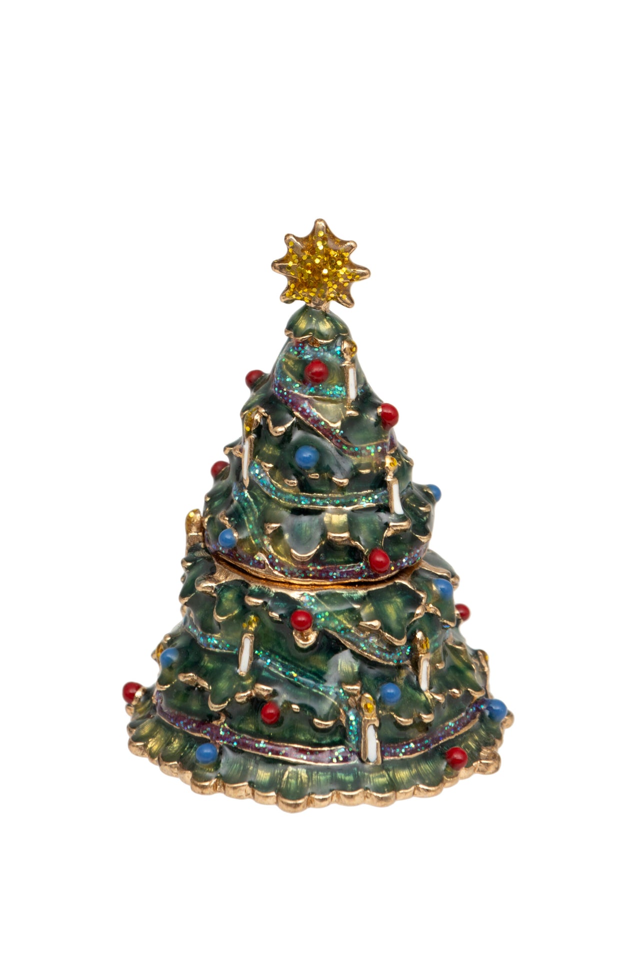London Ornaments Christmas Tree Trinket Box