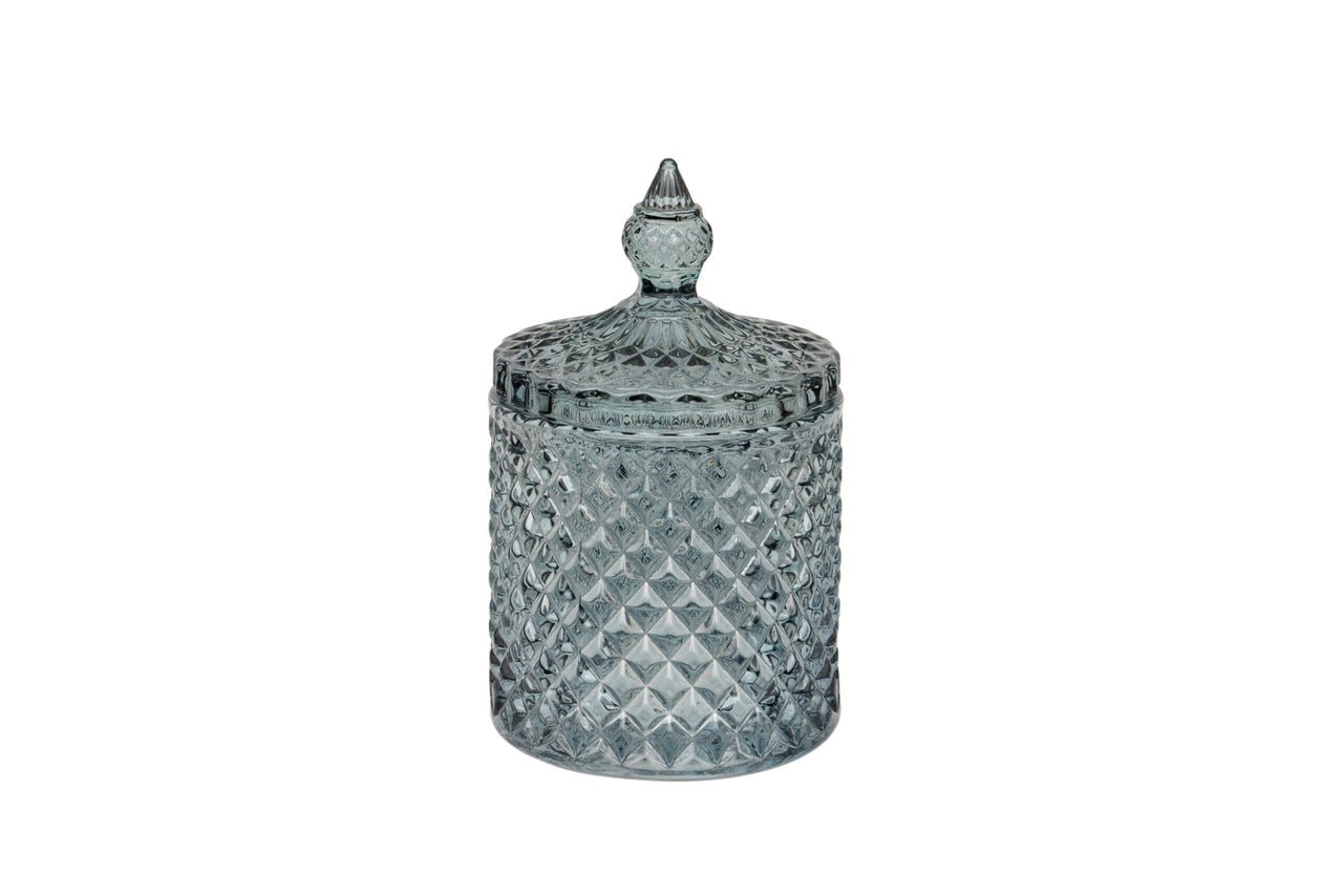 London Ornaments Diamond Jar Blue