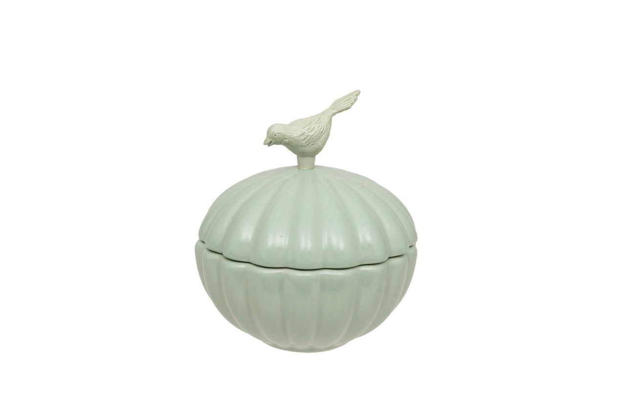 London Ornaments Green Shell Pot