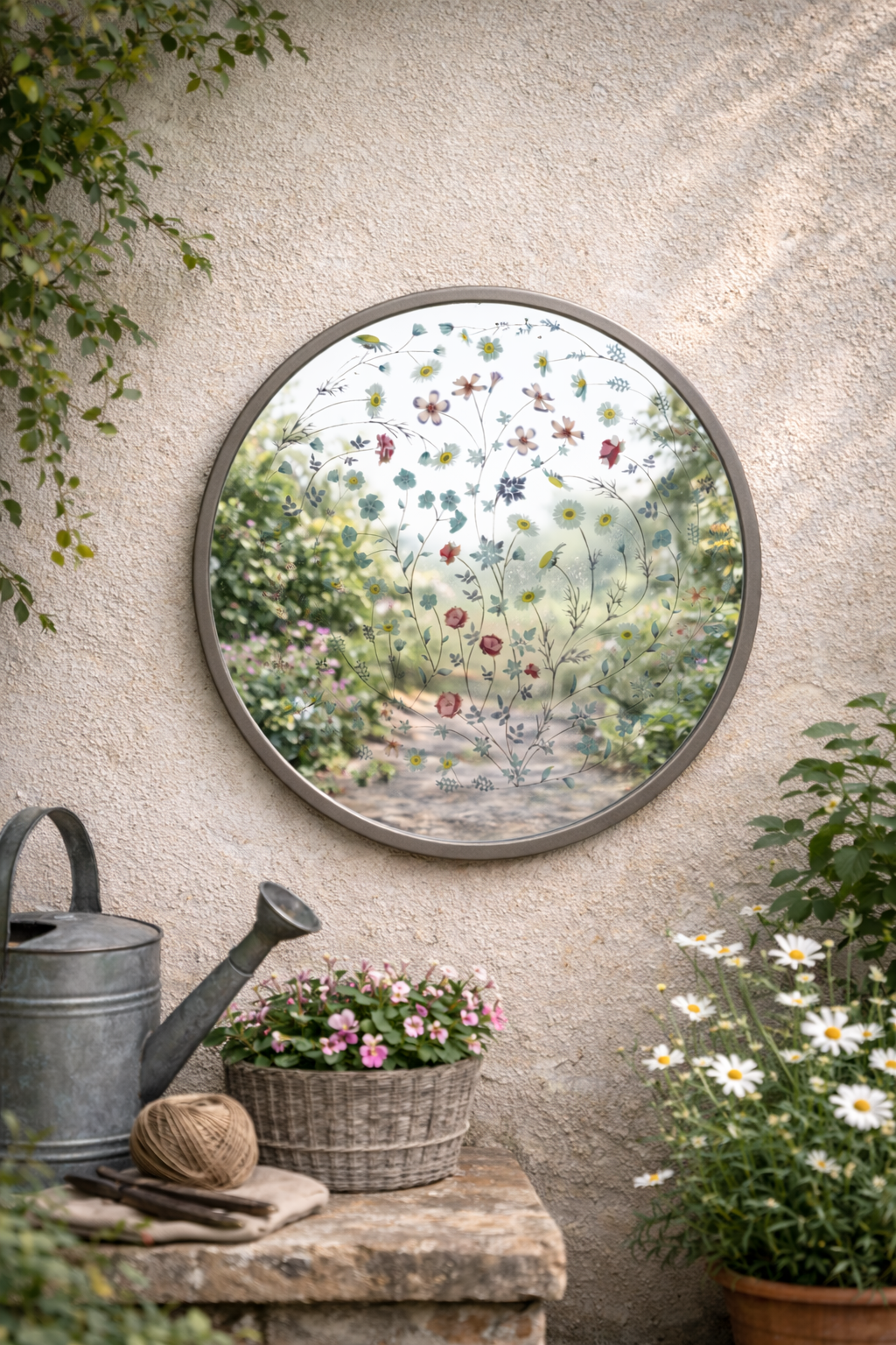 Spring Flower Mirror