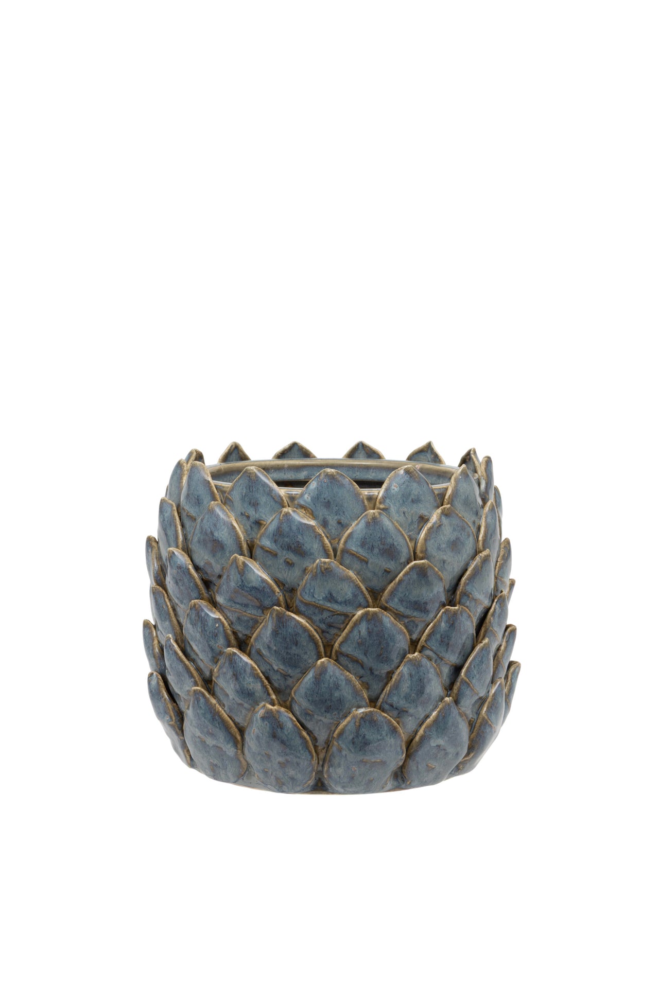 London Ornaments Blue Petal Pot