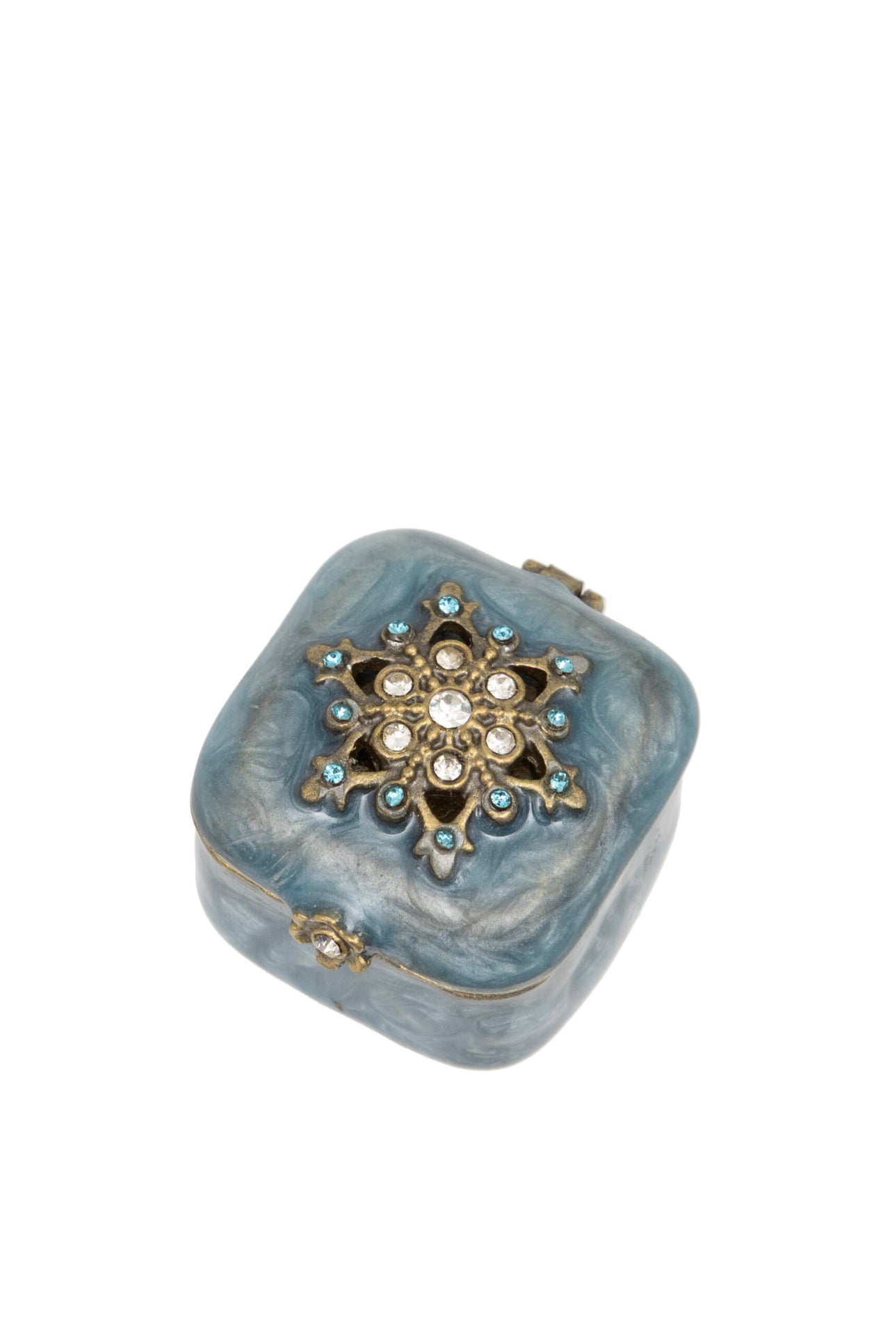 London Ornaments Baby Blue Trinket Box