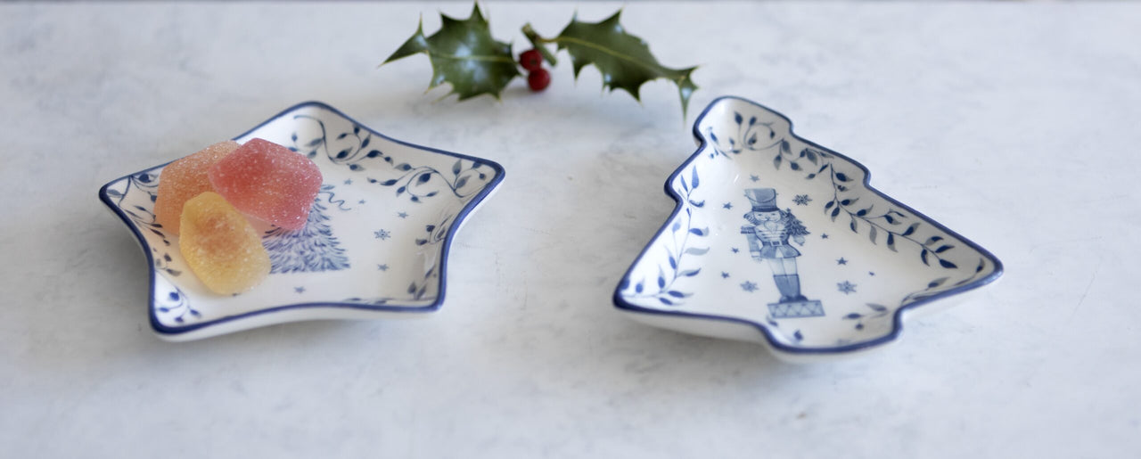 London Ornaments Ceramic Christmas Dishes