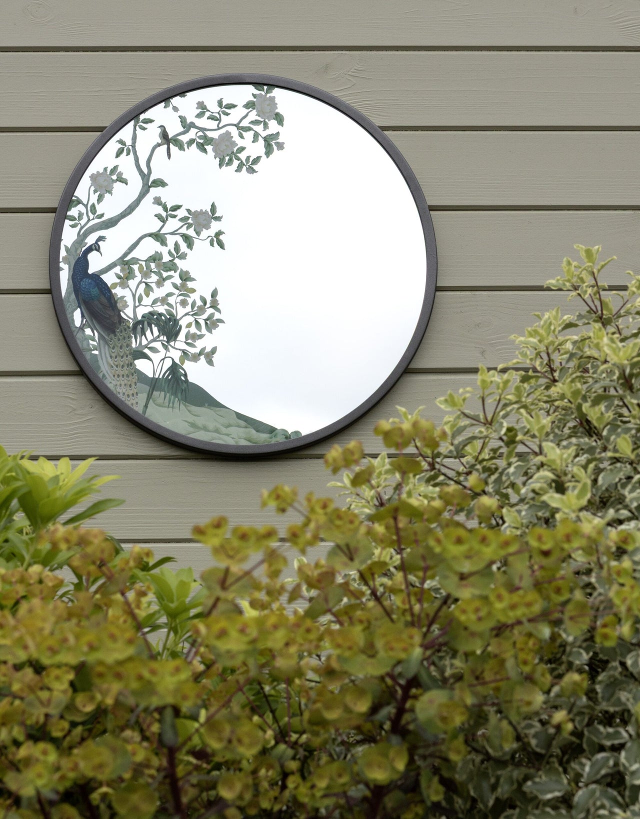 London Ornaments Peacock Mirror