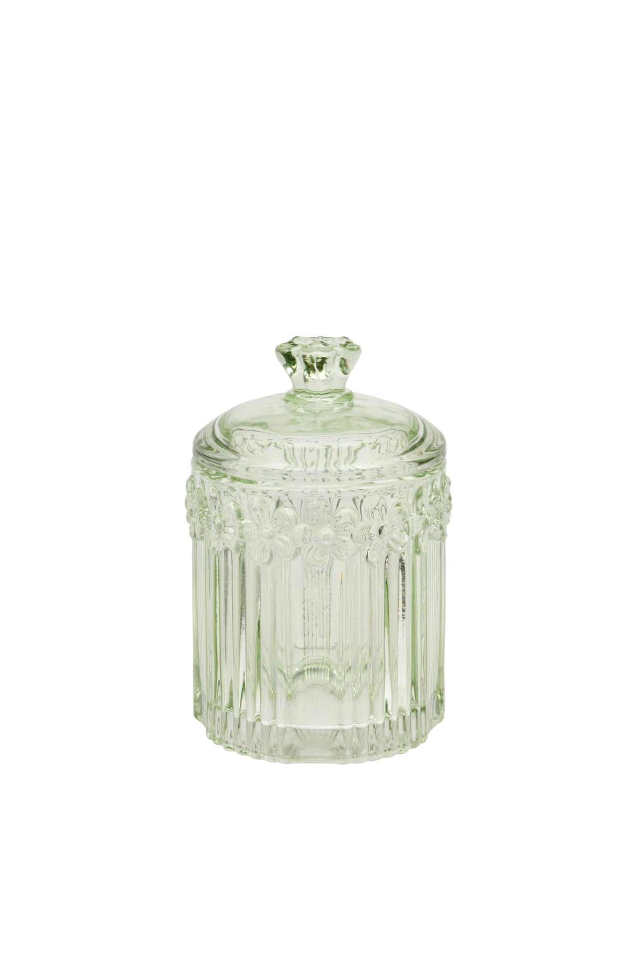 London Ornaments Daisy Jar Green