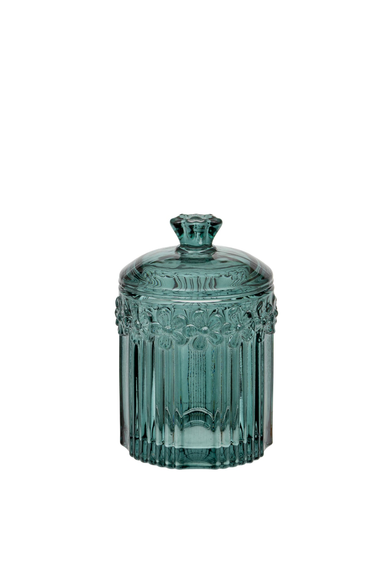 London Ornaments Daisy Jar Emerald
