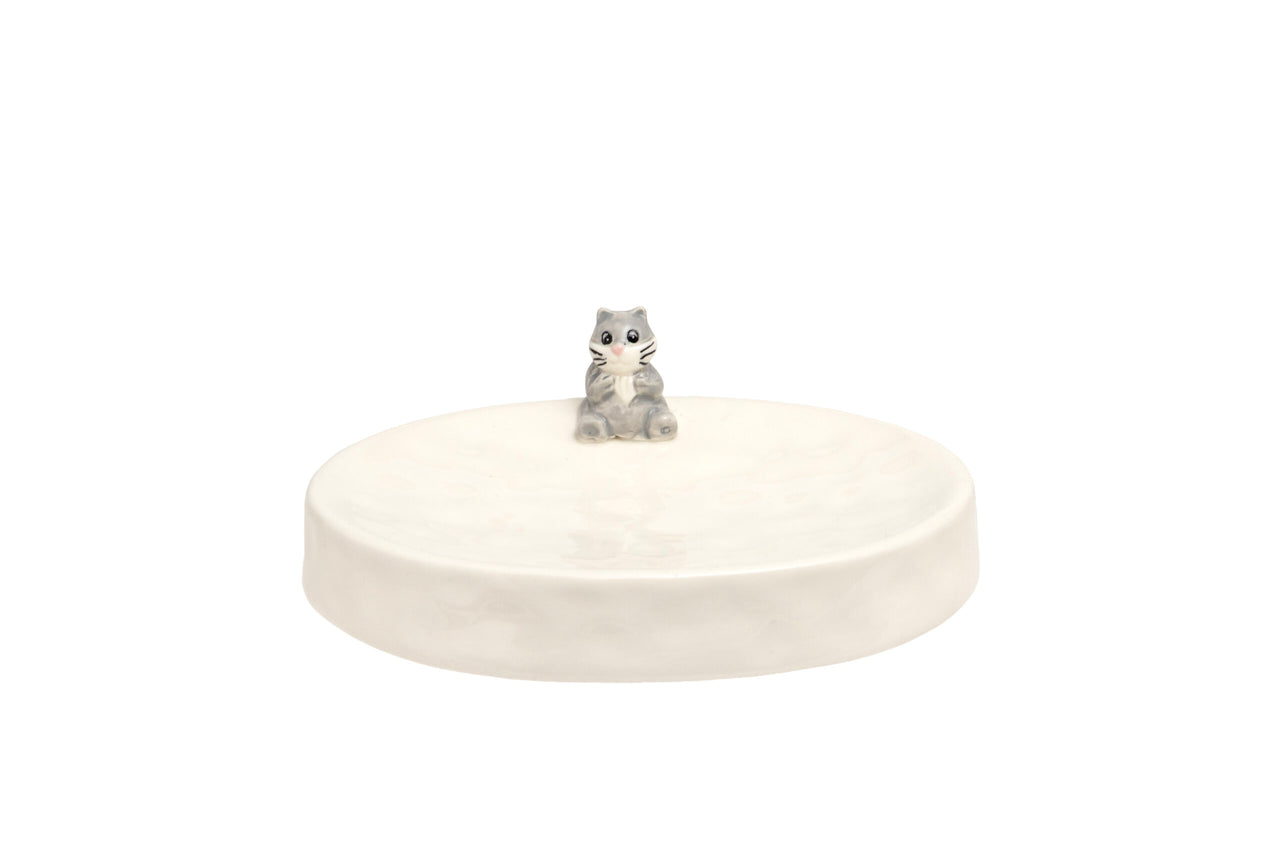London Ornaments Cat Jewellery Dish