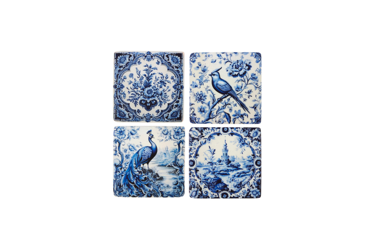 London Ornaments Dutch Coasters Set of 4
