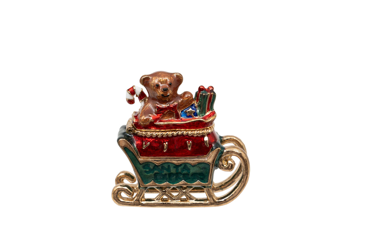 London Ornaments Sleigh Trinket Box