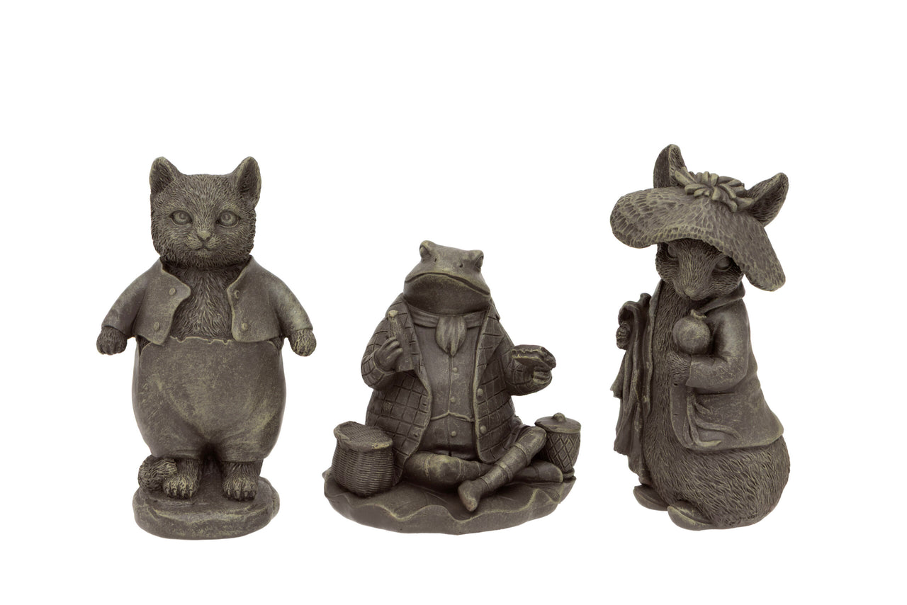 London Ornaments Animal Characters - Set Of 3B