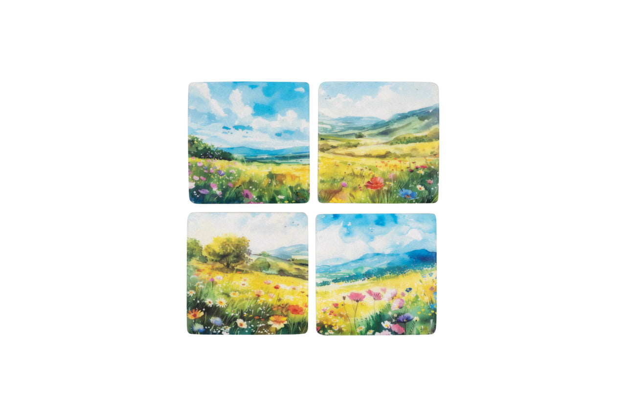 London Ornaments Country Coasters - Set Of 4