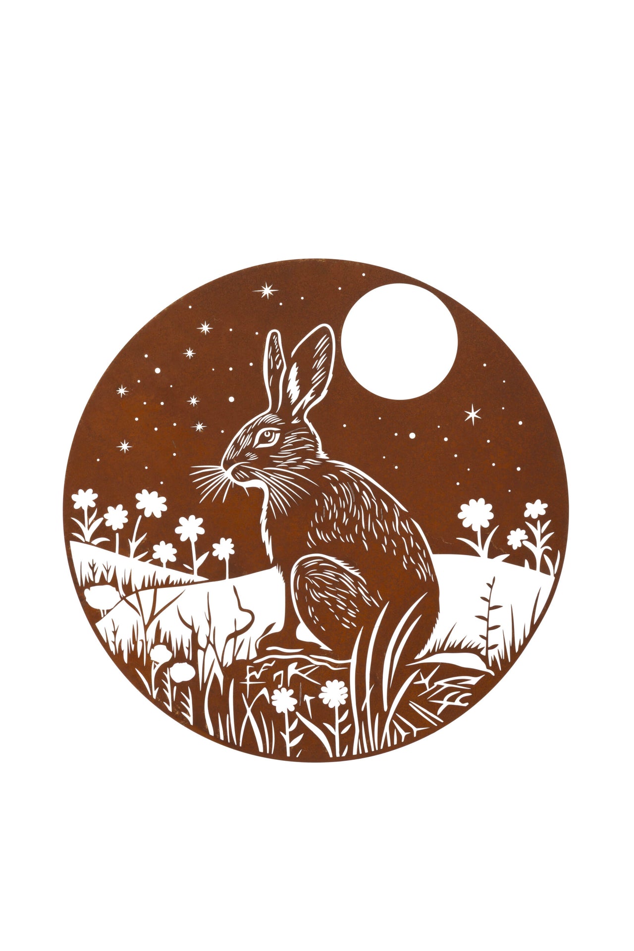 London Ornaments Twilight Hare Wall Plaque