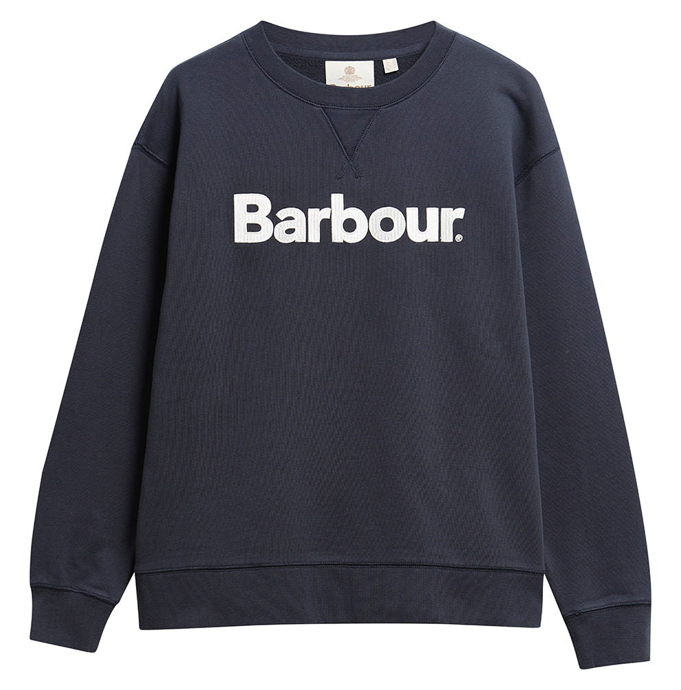 Barbour HARTLAND Crew Neck Sweatshirt - Dark Navy